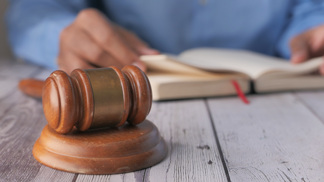 judges gavel on desk