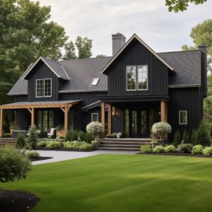 House with FiberWood composite cladding